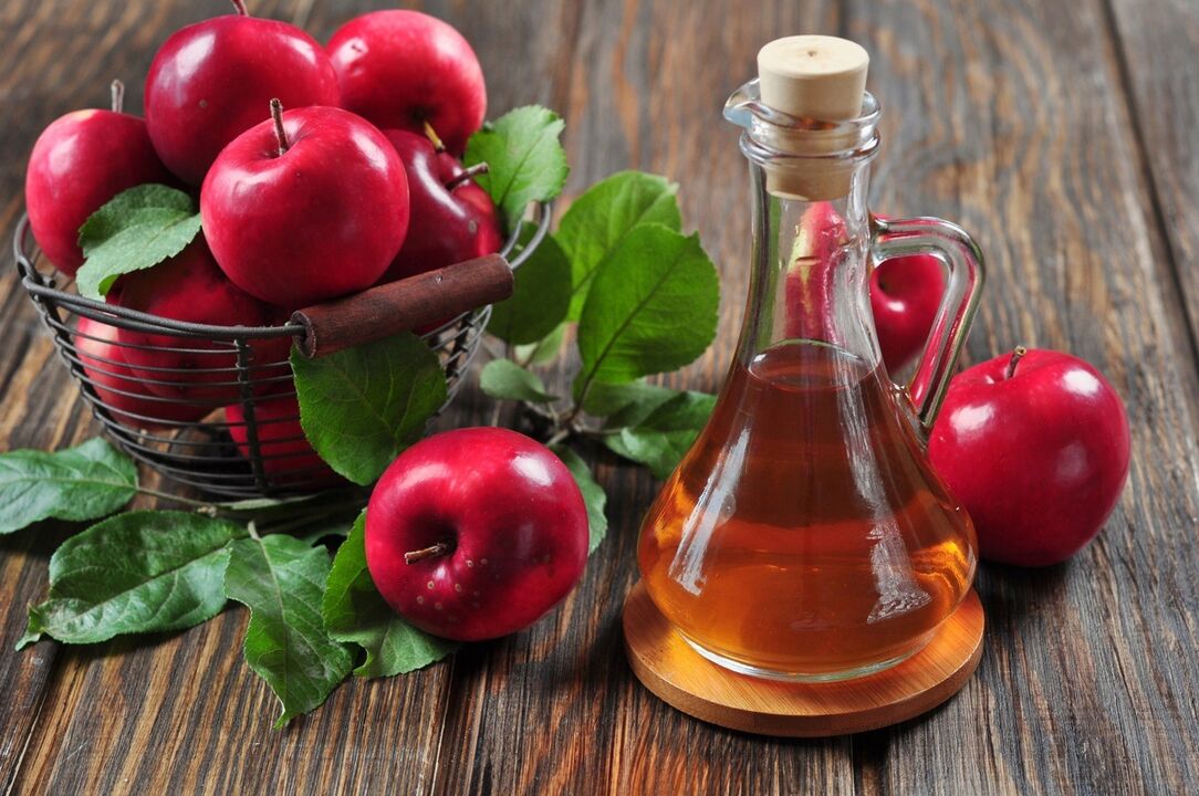 Vinagre de mazá para o tratamento eficaz das varices